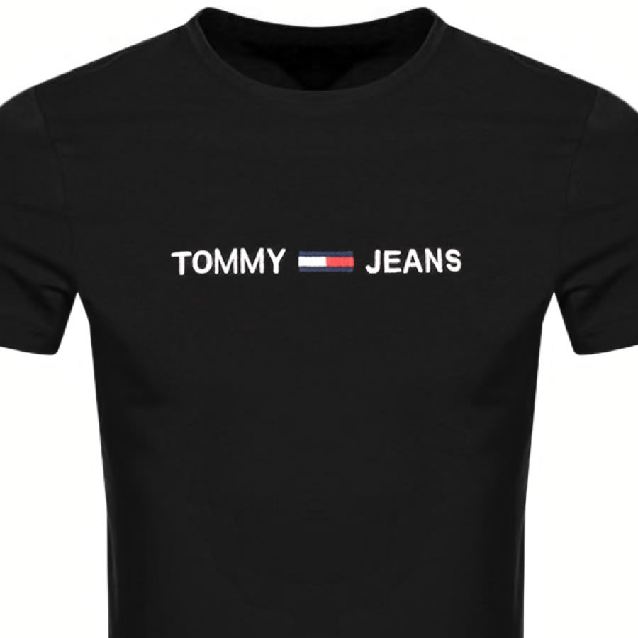 Alternative Image for ProductTommy Jeans Logo T Shirt Black2